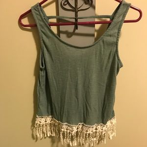 Rue 21 tank with frilled bottom